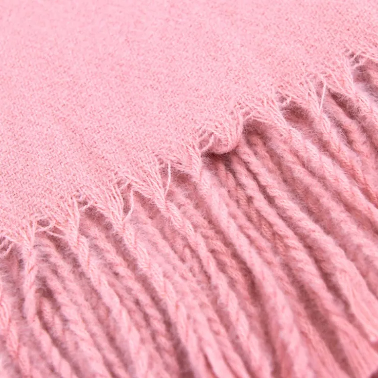 RODIER Echarpe ultra douce 70x190 à franges Femme ROSE CLAIR Online