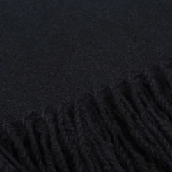 RODIER Echarpe ultra douce 70x190 à franges Femme NOIR Online