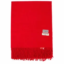 RODIER Echarpe ultra douce 70x190 à franges Femme ROUGE Hot
