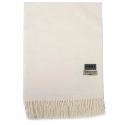 RODIER Echarpe ultra douce 70x190 à franges Femme BLANC ECRU Clearance