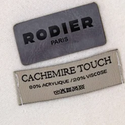 RODIER Echarpe ultra douce 70x190 à franges Femme BLANC ECRU Clearance