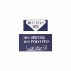 NEW MAN Echarpe viscose 30x162 Homme BLEU FONCE Discount