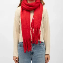 GERARD PASQUIER Echarppe en laine 40x185cm Femme ROUGE