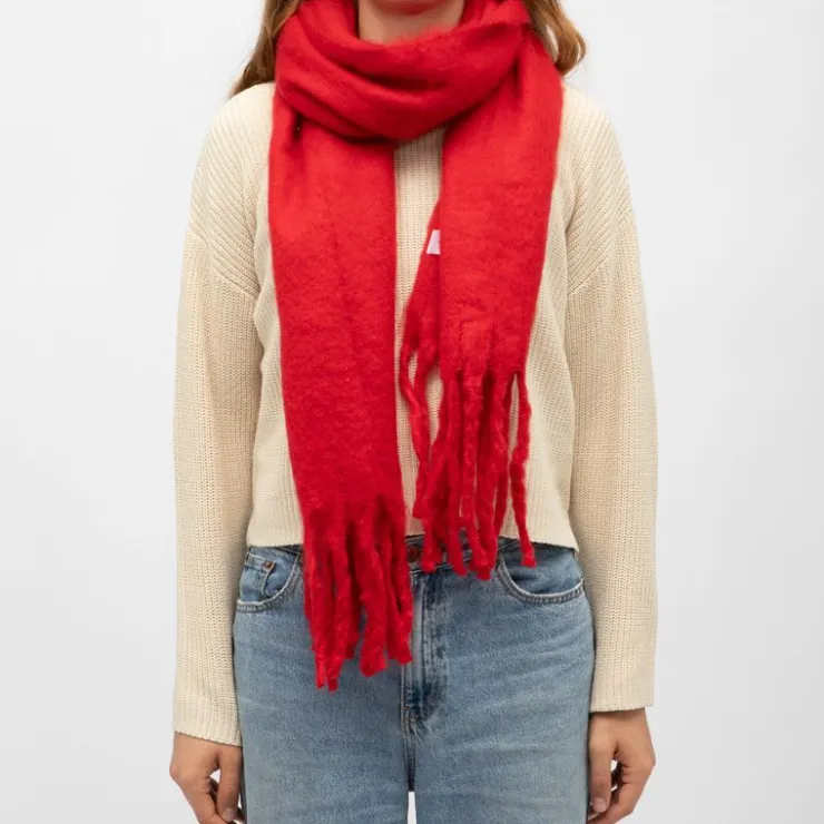 GERARD PASQUIER Echarppe en laine 40x185cm Femme ROUGE