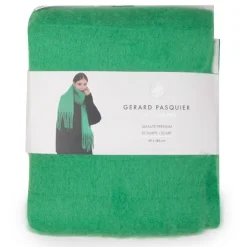 GERARD PASQUIER Echarppe en laine 40x185cm Femme VERT Outlet