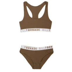 BILL TORNADE Ensemble brassiere-culotte sporty 17010 Femme KAKI Discount