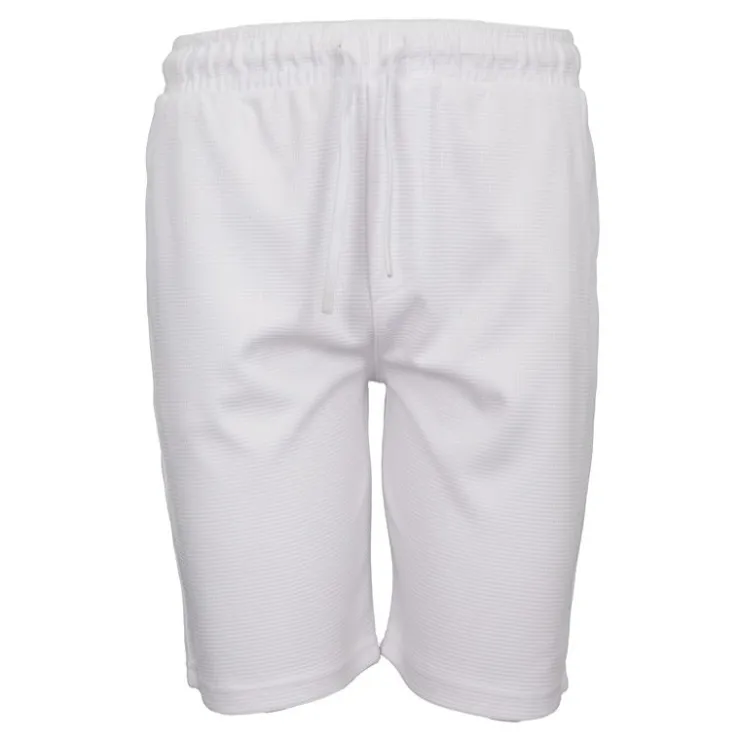 PANAME BROTHERS Ensemble chemisette short gaufré cordon dove Homme BLANC New
