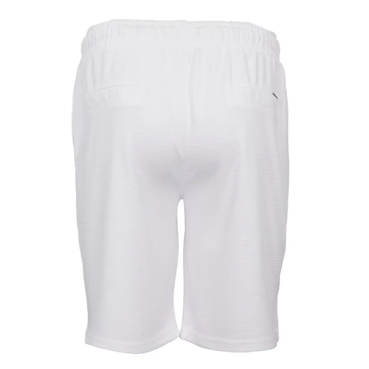 PANAME BROTHERS Ensemble chemisette short gaufré cordon dove Homme BLANC New
