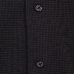 PANAME BROTHERS Ensemble chemisette short gaufré cordon dove Homme NOIR Sale