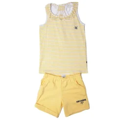 CHEVIGNON Ensemble débardeur et short en coton Enfant JAUNE Best