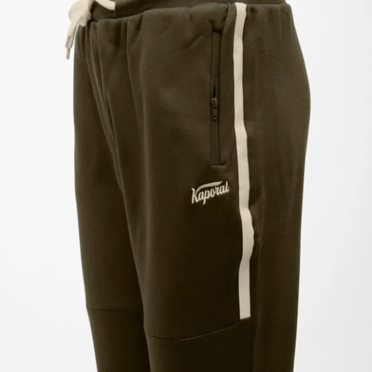 KAPORAL Ensemble jogging sweat à capuche michel regular Homme KAKI Outlet
