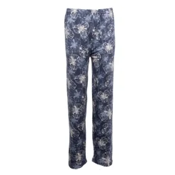 RODIER Ensemble pyjama avec liseré coloré bas fleuri Loma femme Femme BLEU FONCE
