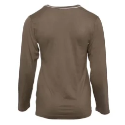 RODIER Ensemble pyjama avec liseré coloré bas fleuri Loma femme Femme KAKI Hot