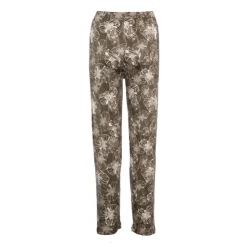 RODIER Ensemble pyjama avec liseré coloré bas fleuri Loma femme Femme KAKI Hot