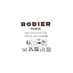 RODIER Ensemble pyjama avec liseré coloré bas fleuri Loma femme Femme NOIR Hot