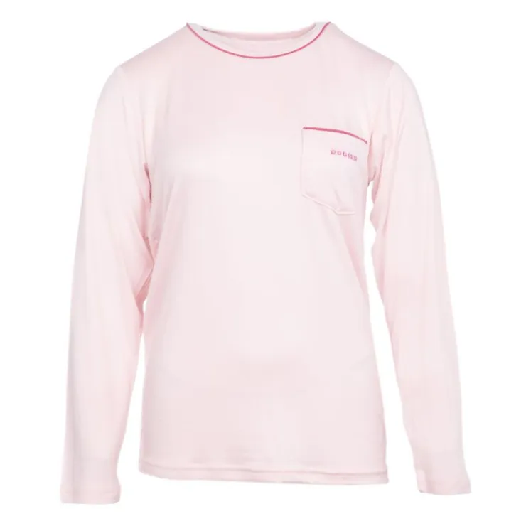 RODIER Ensemble pyjama avec liseré coloré bas fleuri Loma femme Femme ROSE CLAIR Best