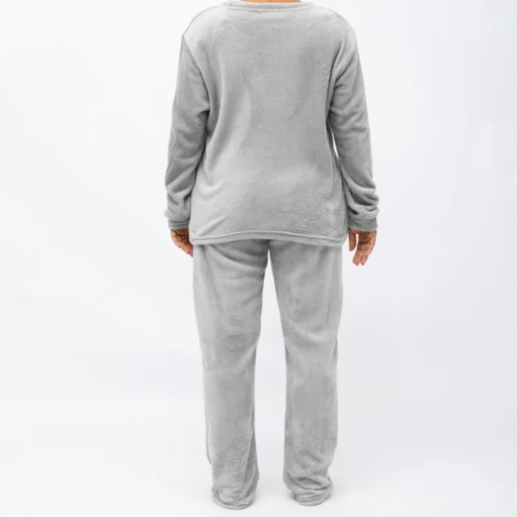 LES PETITES...PARIS Ensemble pyjama cocooning valerina Femme GRIS CLAIR Hot