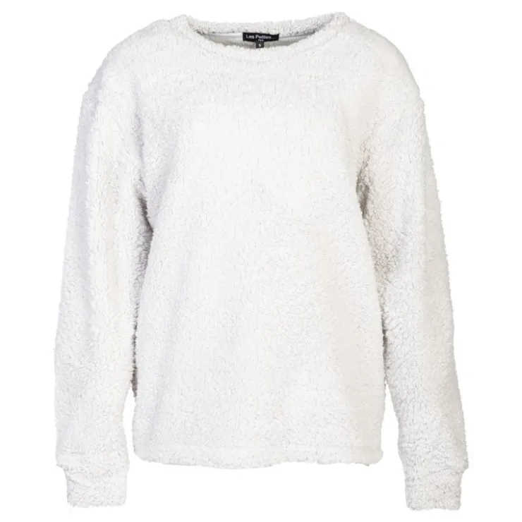 LES PETITES...PARIS Ensemble pyjama polaire cornaline Femme GRIS CLAIR Discount