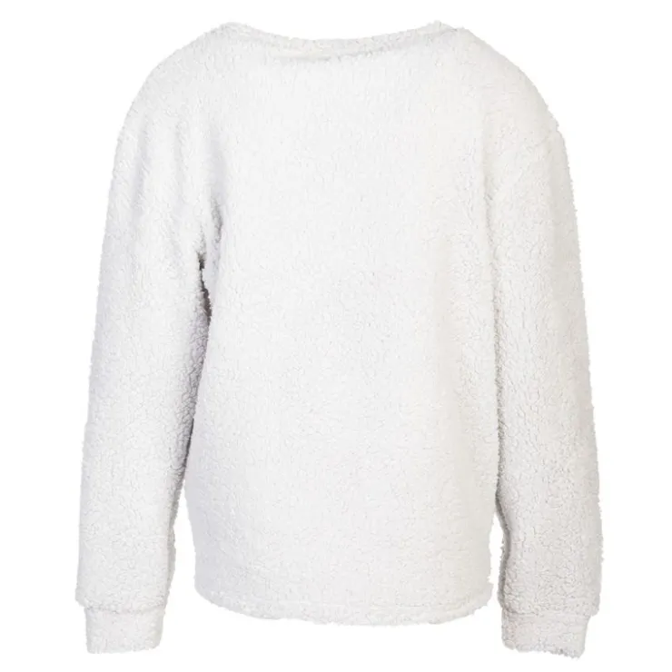 LES PETITES...PARIS Ensemble pyjama polaire cornaline Femme GRIS CLAIR Discount