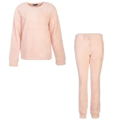 LES PETITES...PARIS Ensemble pyjama polaire cornaline Femme ROSE CLAIR Best