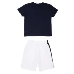 CXL BY CHRISTIAN LACROIX Ensemble tshirt imprimé short uni liseré garçon Enfant, Bébé BLEU FONCE New