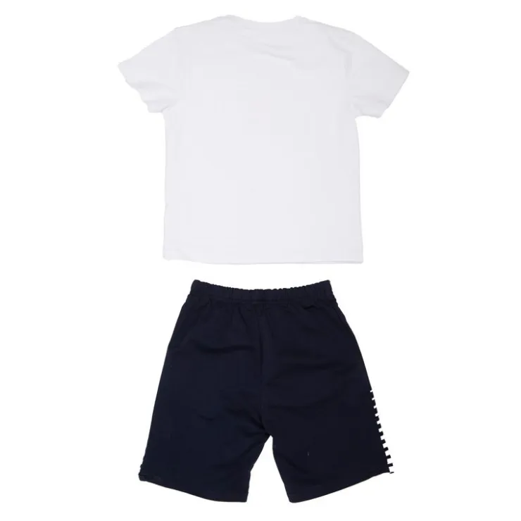 CXL BY CHRISTIAN LACROIX Ensemble tshirt imprimé short uni liseré garçon Enfant, Bébé BLANC Best