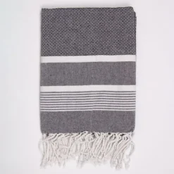 SUD ETOFFE Fouta 90x180 colis de 24 diverse couleur pestas24dive Mixte GRIS FONCE Hot