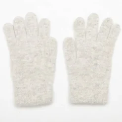 BURTON OF LONDON Gant maille mayline Femme GRIS CLAIR Best