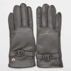 GERARD PASQUIER Gants bi matière avec fausse fourrure Femme GRIS FONCE Best