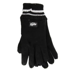 KAPORAL Gants en maille à rayures aux poignets Homme NOIR Online