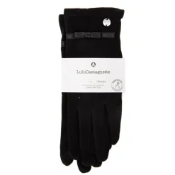 LULU CASTAGNETTE Gants femme Femme NOIR Discount