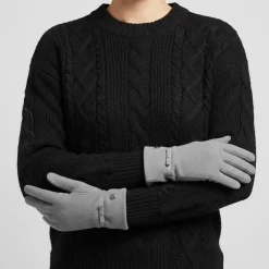 LULU CASTAGNETTE Gants femme Femme GRIS Discount