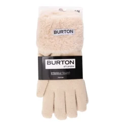 BURTON OF LONDON Gants intérieur fourré heaven Femme BEIGE Best