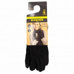 RODIER Gants liseret poignet gulcana Femme NOIR Sale