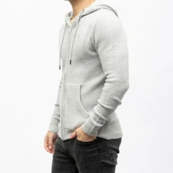 BILL TORNADE Gilet a capuche quebec 27361 Homme GRIS CLAIR New