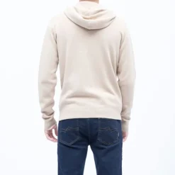 BILL TORNADE Gilet capuche milano zippé coton Homme BEIGE Online