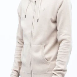 BILL TORNADE Gilet capuche milano zippé coton Homme BEIGE Online