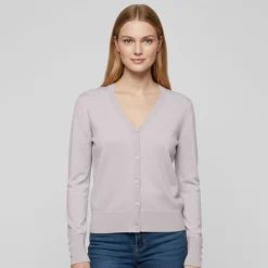 ONLY Gilet col V Minna avec boutons Femme BEIGE Discount