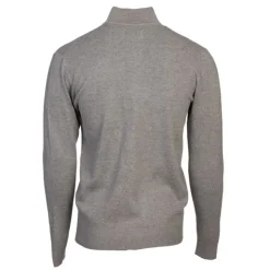 BILL TORNADE Gilet coton col cheminé avec zip Homme GRIS Clearance