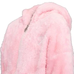 CXL BY CHRISTIAN LACROIX Gilet fausse fourrure zippé à capuche Fille ROSE CLAIR Hot