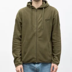 KAPORAL Gilet polaire a capuche jibrando Homme KAKI Sale