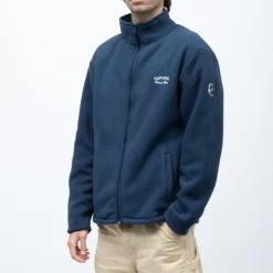 KAPORAL Gilet polaire franco col montant avec zip Homme BLEU FONCE Outlet