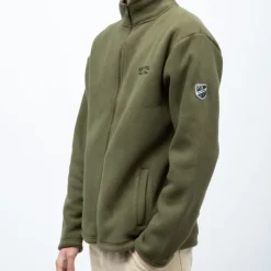 KAPORAL Gilet polaire franco col montant avec zip Homme KAKI