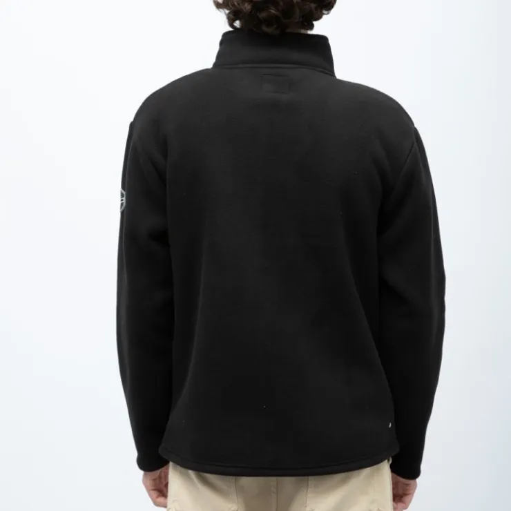 KAPORAL Gilet polaire franco col montant avec zip Homme NOIR Online