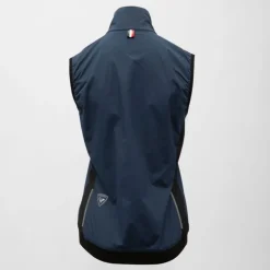 ROSSIGNOL Gilet technique de sport bleu marine avec rayures col cheminée Femme BLEU FONCE Clearance