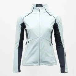 ROSSIGNOL Gilet technique softshell avec zip col cheminée Femme BLEU CLAIR Outlet