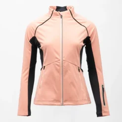 ROSSIGNOL Gilet technique softshell avec zip col cheminée Femme ROSE Hot
