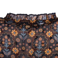 DEELUXE 74 Haut blouse armilla bordeaux imprimée Femme MARRON Sale