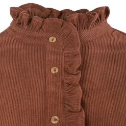 DEELUXE 74 Haut eline à volants Femme MARRON New