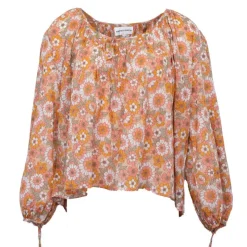 ANTIK BATIK Haut manches longues blossom1blo Femme ORANGE Sale